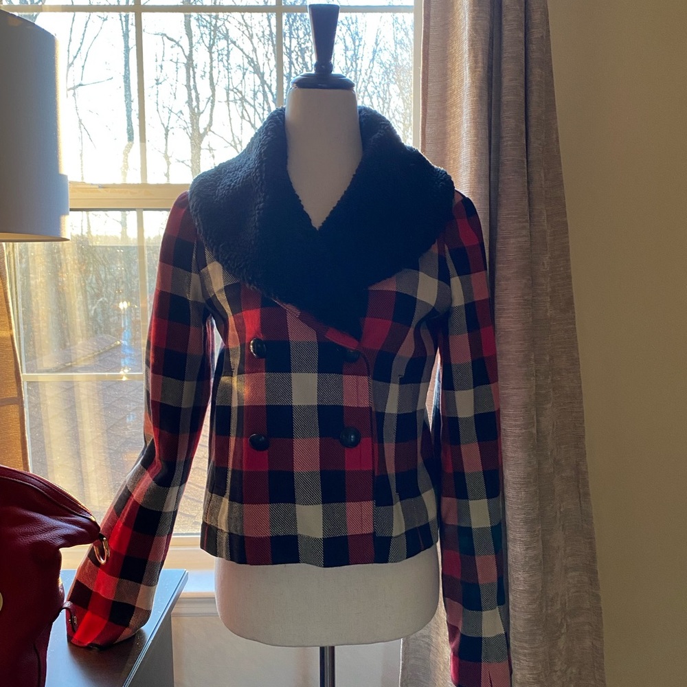 🌹Ella Moss plaid jacket in size Small.